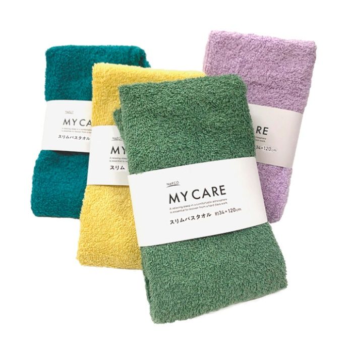 スリムバスタオル 34×120cm マイケア KHの説明画像2