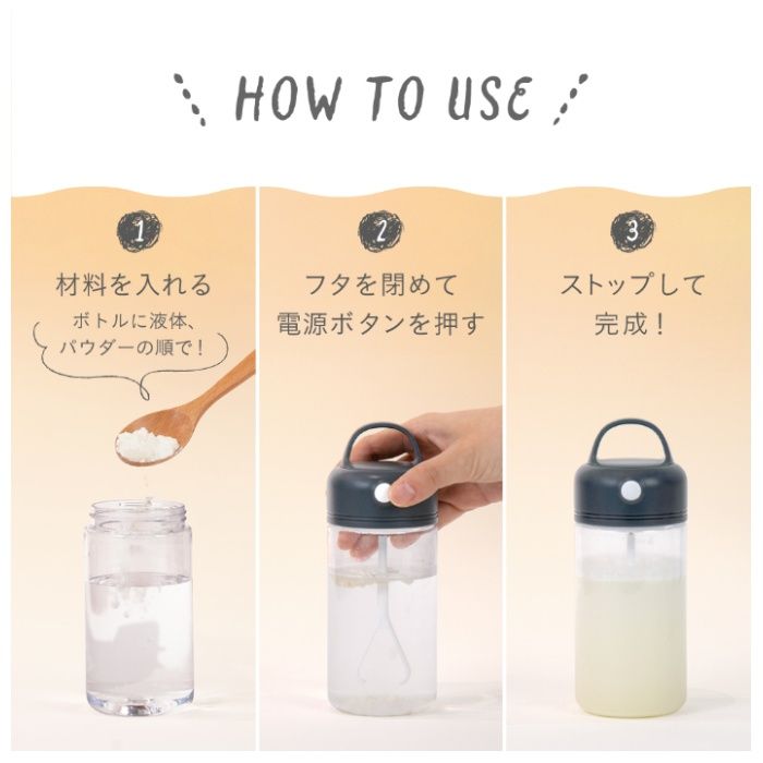 macaful マルチシェイカー MKS-1B-Kの説明画像2