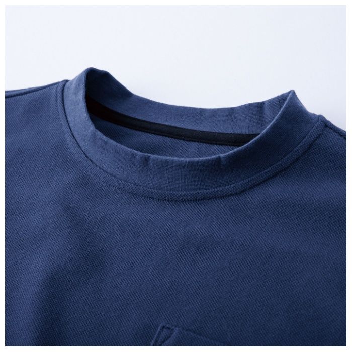 ヘビーロングTシャツ　ブラック　L EVNR106BLの説明画像3