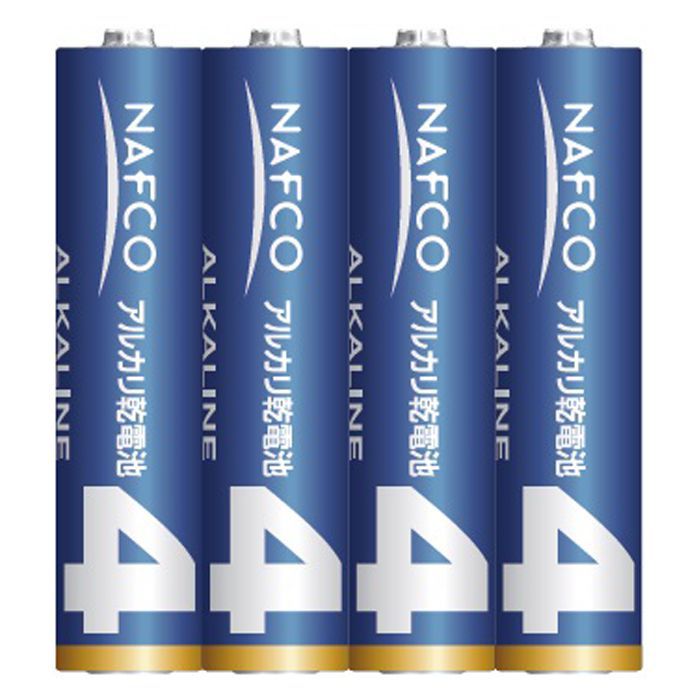 NAFCOアルカリ乾電池単4×4P LR03NF/4S