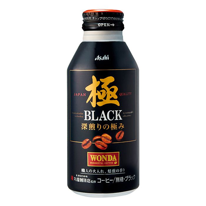 アサヒ飲料 ワンダ　極　ブラック 400g×24缶 ケース