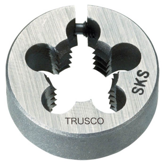 TRUSCO 管用平行ダイス SKS 75径 11/2PF11 TKD-75PF11/2-11