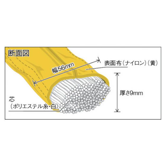 日本最大級の品揃え 大洋 インカ ヘビーラウンドスリング 20t×3.0m HRS200X3 4613465 法人 事業所限定 直送元