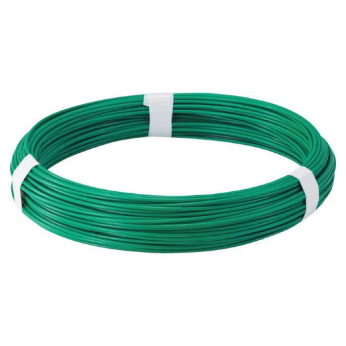 (T) カラー針金　ビニール被覆タイプ　グリーン　線径1.2mm