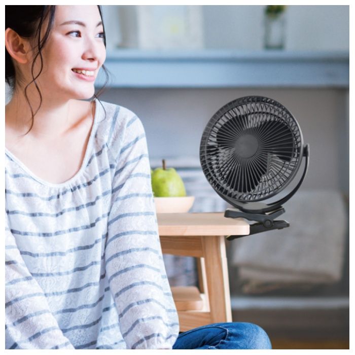 トップランド どこでもFAN2WAYクリップ SF-DFP25BKの説明画像3