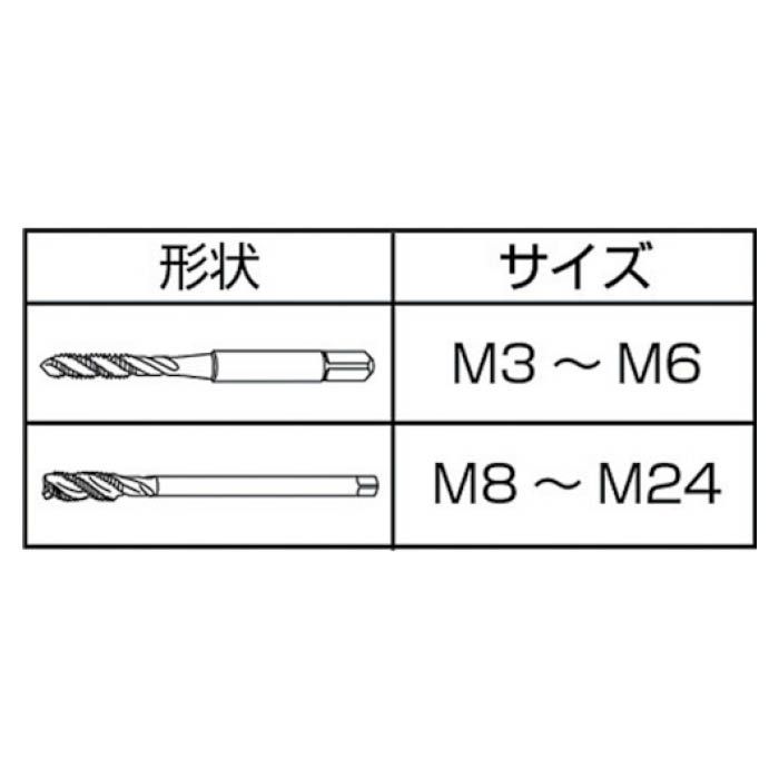 ヤマワ ACHSP-P4-M10X1.5 アルミ鋳抜き穴加工用スパイラルタップ ACHSP P4 M10X1.5 