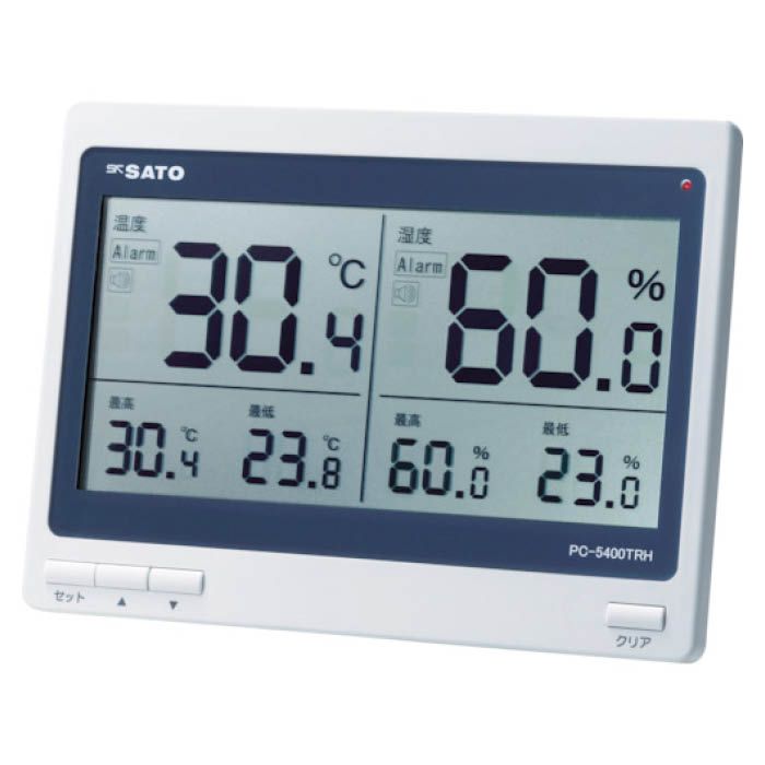 (T)佐藤　デジタル温湿度計　PC-5400TRH