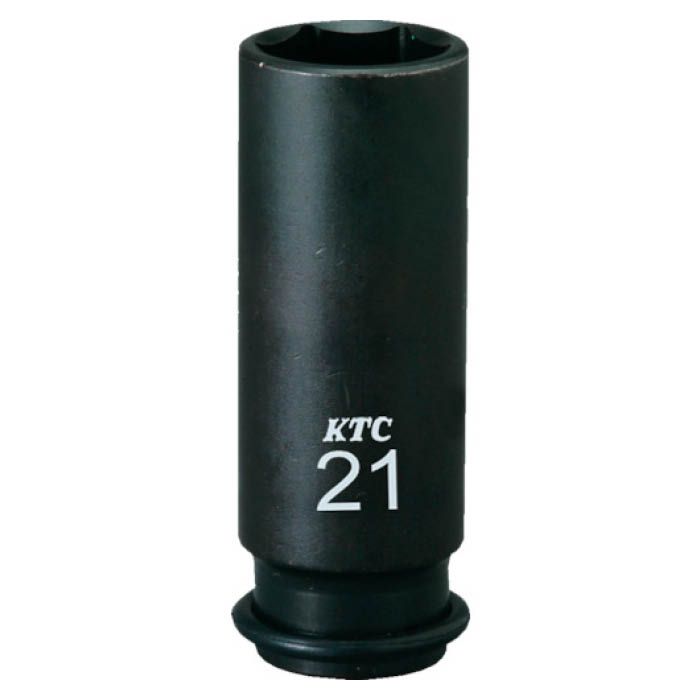(T)KTC　9.5sq.インパクトレンチ用ソケット(ディープ薄肉)21mm