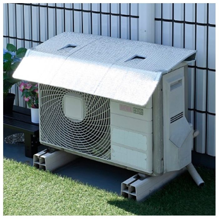 YAMAZEN 風が通るひさし付エアコンガードマグネット付 YVMA-8460Hの説明画像2