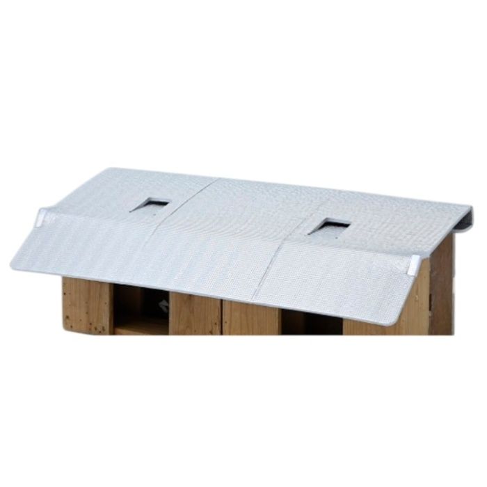 YAMAZEN 風が通るひさし付エアコンガードワイド YVMA-9960WH