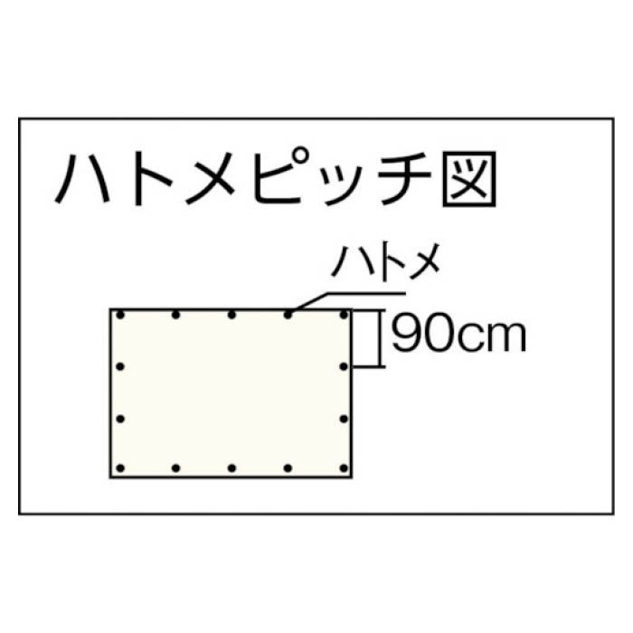 (T) グリーンターピーシート#3000幅3.6mX長さ5.4m(Tcode:4377559)の説明画像2