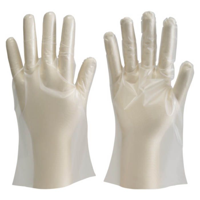 (T) ポリエチレン製使い捨て手袋Mサイズ(100枚入)