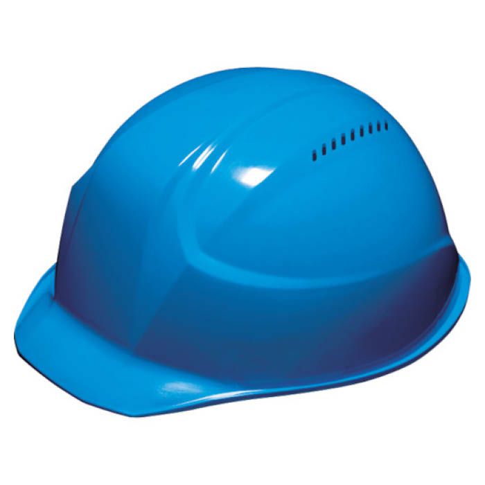 (T) 超軽量ヘルメット“軽帽"通気孔付ブルー