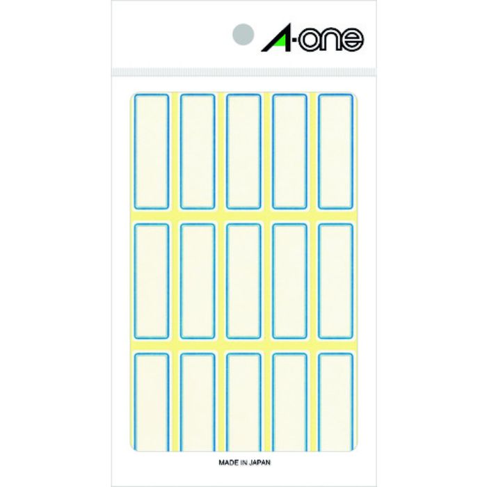 3M エーワン(TM) セルフラベル 青枠 (18枚入)