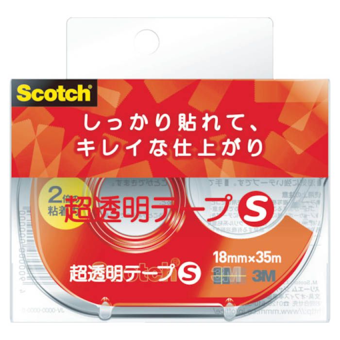 スリーエム　ジャパン スコッチ　超透明テープＳ　１８ｍｍ幅１０巻