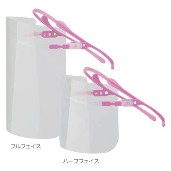 (T)ミドリ安全　メディカルフェイスシールド　ルックユー交換式シールド(フルフェイス)の説明画像3
