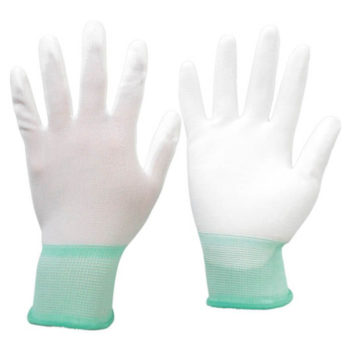 (T)ミドリ安全　品質管理用手袋(手のひらコート)　10双入　Mサイズ