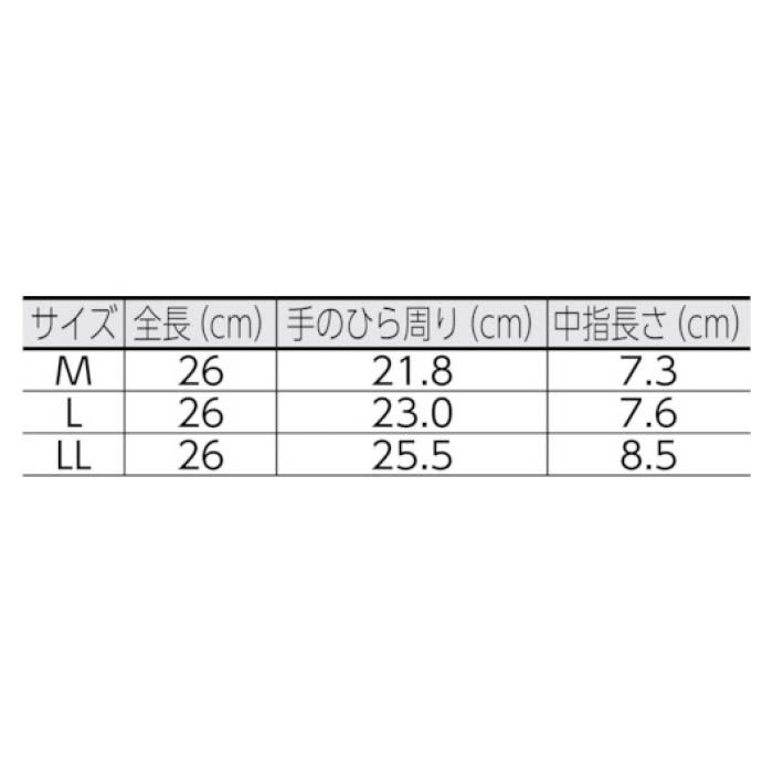 (T)ミドリ安全　塩化ビニール製手袋　10双入　Lサイズの説明画像2