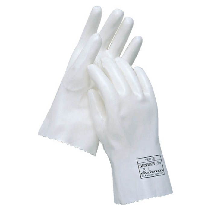(T)ミドリ安全　耐薬品用手袋　ベンケイ3号B　LLサイズ