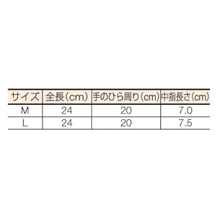 (T)ミドリ安全　天然ゴムディスポ手袋　Lサイズ　(100枚入)の説明画像2