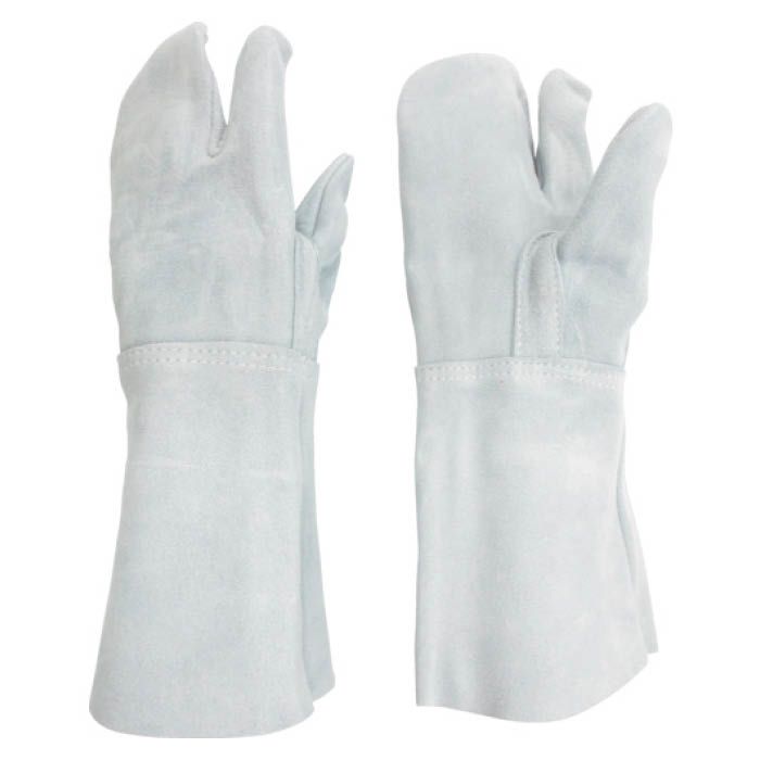 (T)ミドリ安全　溶接用　牛床革手袋　3本指　MT-106-3P