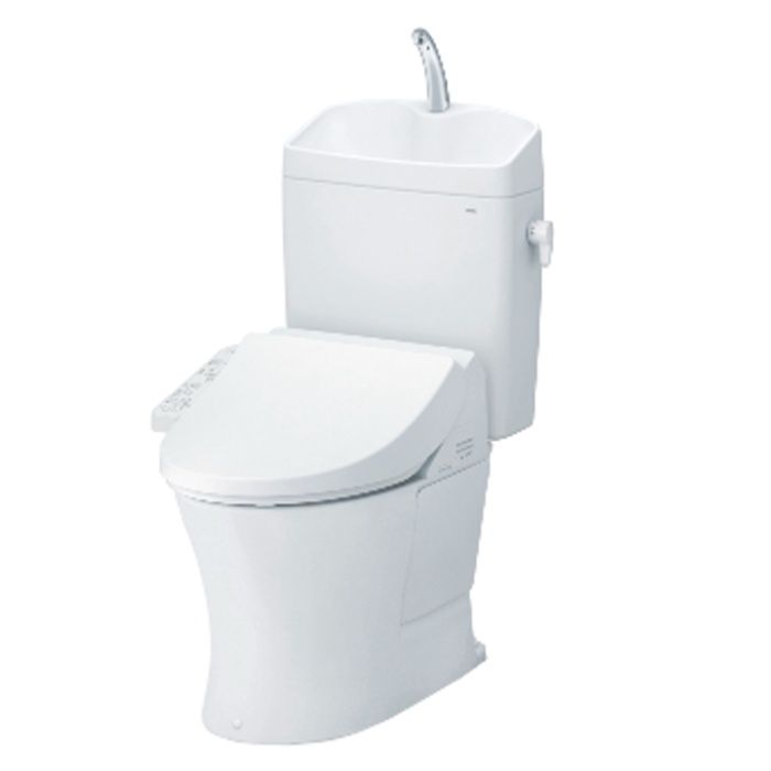 TOTO KQ新設手洗有・ウォシュレットCK68セット　ホワイト　紙巻器付 CS232B/SH233BA/CK68/NW1/YH650