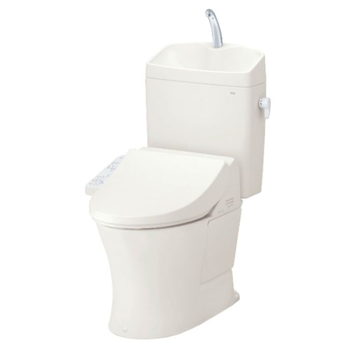 TOTO KQ新設手洗有・ウォシュレットCK68セット　アイボリー　紙巻器付 CS232B/SH233BA/CK68/SC1/YH650