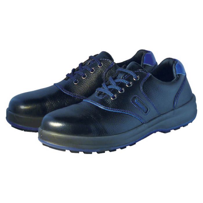 (T)シモン　安全靴　短靴　SL11-BL黒/ブルー　23.5cm