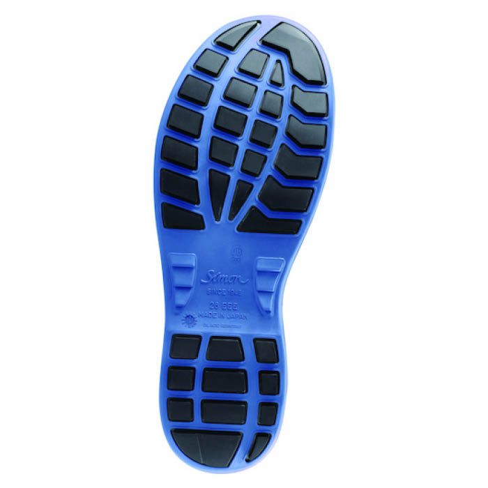 T)シモン 安全靴 編上靴 SL22-BL黒/ブルー 23.5cmの通販｜ホームセンターナフコ【公式通販】