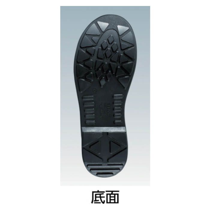 シモン 2層ウレタン底安全編上靴 AW22BK-26.5