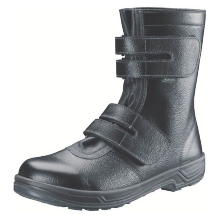 (T)シモン　安全靴　長編上靴マジック式　SS38黒　26.0cm