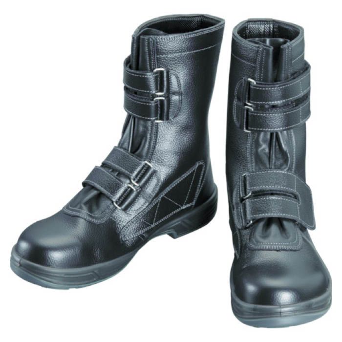 (T)シモン　安全靴　長編上靴マジック式　SS38黒　29.0cm