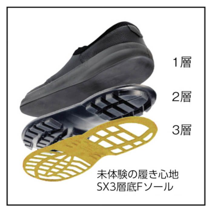 (T)シモン　安全靴　短靴　WS11黒静電靴K　29.0cmの説明画像2