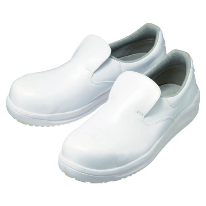 (T)ミドリ安全　ワイド樹脂先芯入り超耐滑軽量作業靴　ハイグリップ　白　22.0cm