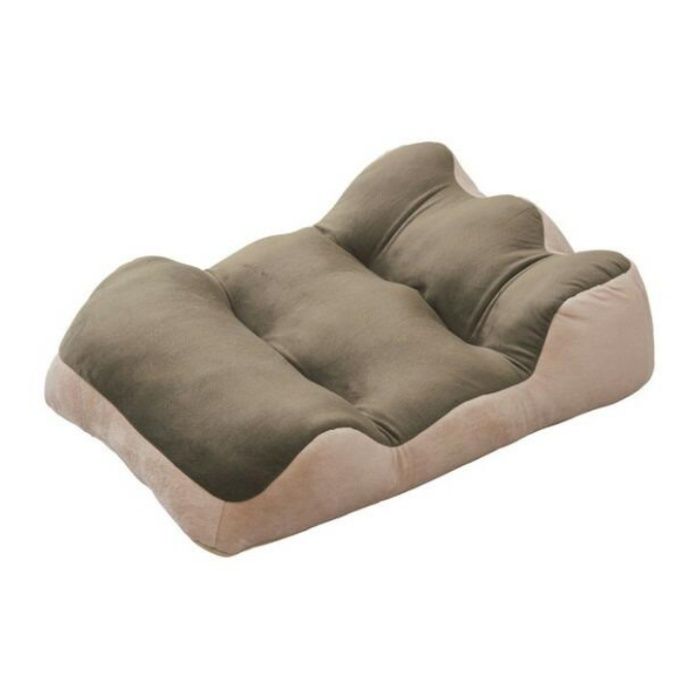 のびのび腰痛対策脚クッション ブラウン