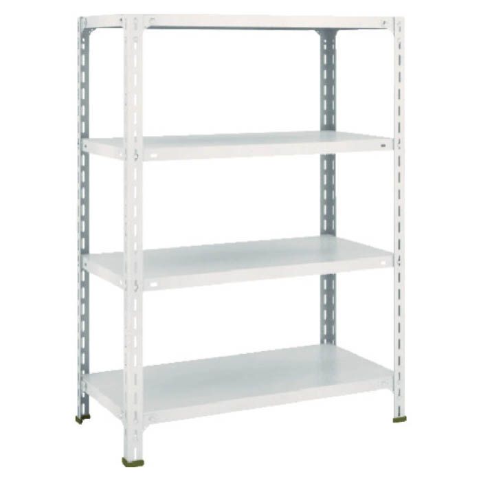 (T) 軽量棚開放型 W875XD450XH1200 4段 ネオグレー(Tcode:5038561)