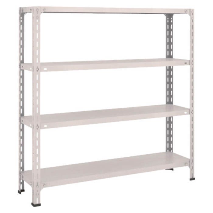 (T) 軽量棚開放型 W1200XD300XH1200 4段 ネオグレー(Tcode:5024773)