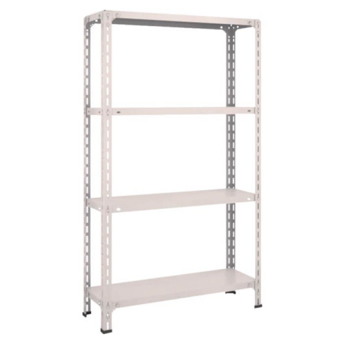(T) 軽量棚開放型 W875XD300XH1500 4段 ネオグレー(Tcode:5038669)
