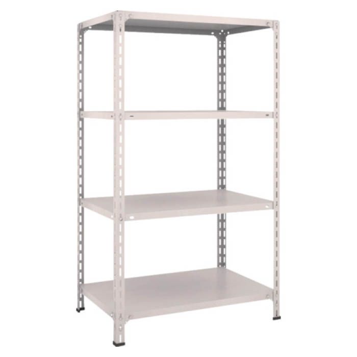 (T) 軽量棚開放型 W875XD600XH1500 4段 ネオグレー(Tcode:5038707)