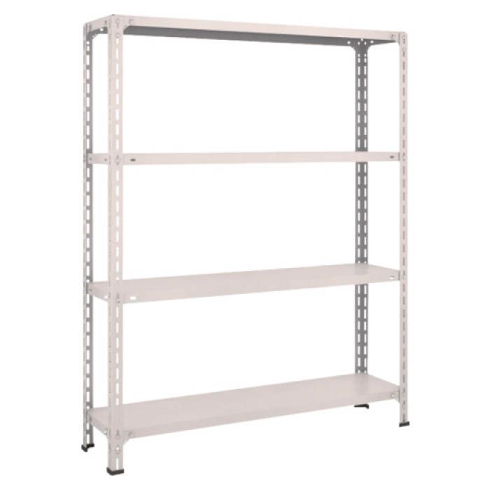 (T) 軽量棚開放型 W1200XD300XH1500 4段 ネオグレー(Tcode:5024536)