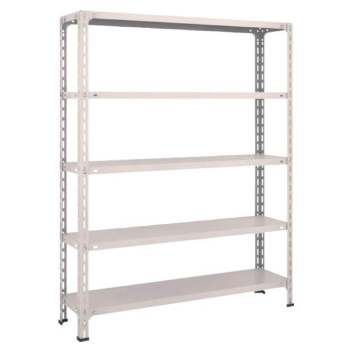 (T) 軽量棚開放型 W1200XD300XH1500 5段 ネオグレー(Tcode:5024544)