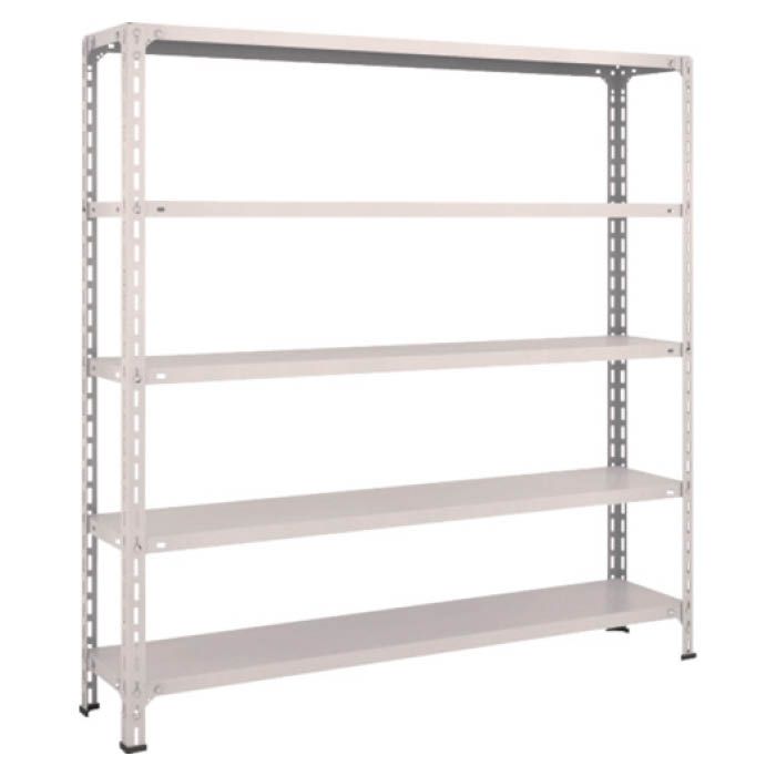 (T) 軽量棚開放型 W1500XD300XH1500 5段 ネオグレー(Tcode:5038731)