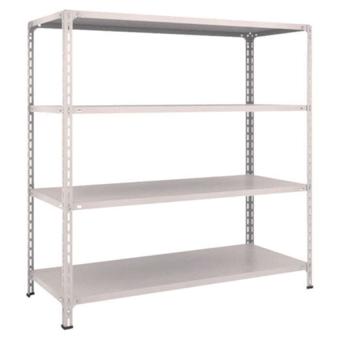 (T) 軽量棚開放型 W1500XD600XH1500 4段 ネオグレー(Tcode:5038766)