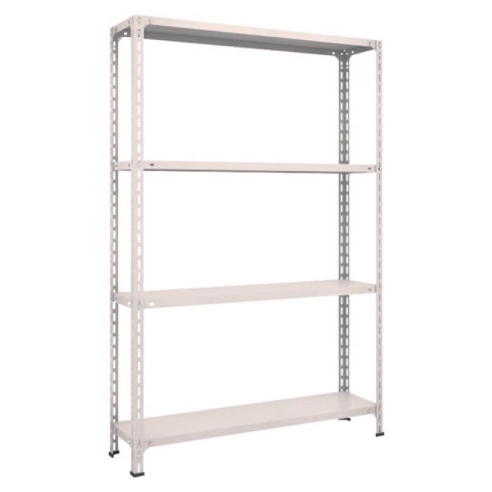 (T) 軽量棚開放型 W1200XD300XH1800 4段 ネオグレー(Tcode:5024650)