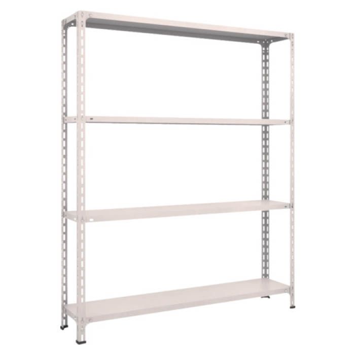 (T) 軽量棚開放型 W1500XD300XH1800 4段 ネオグレー(Tcode:5038847)