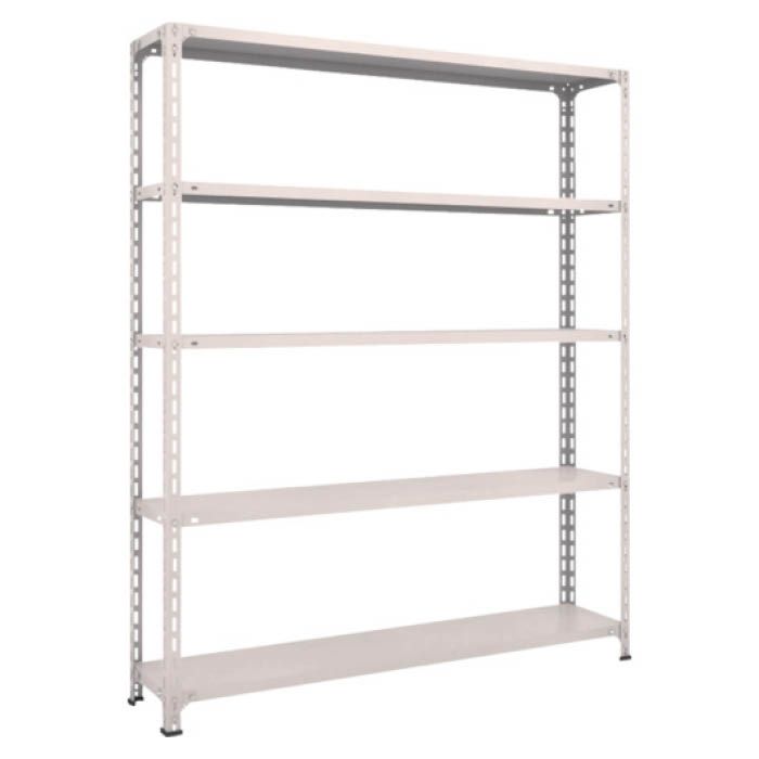 (T) 軽量棚開放型 W1500XD300XH1800 5段 ネオグレー(Tcode:5038855)