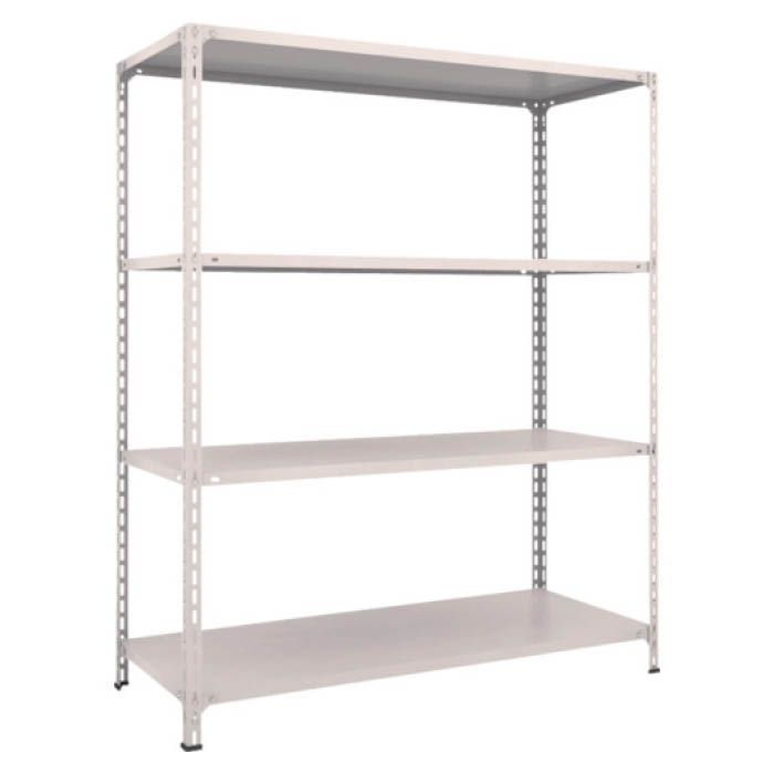 (T) 軽量棚開放型 W1500XD600XH1800 4段 ネオグレー(Tcode:5038880)