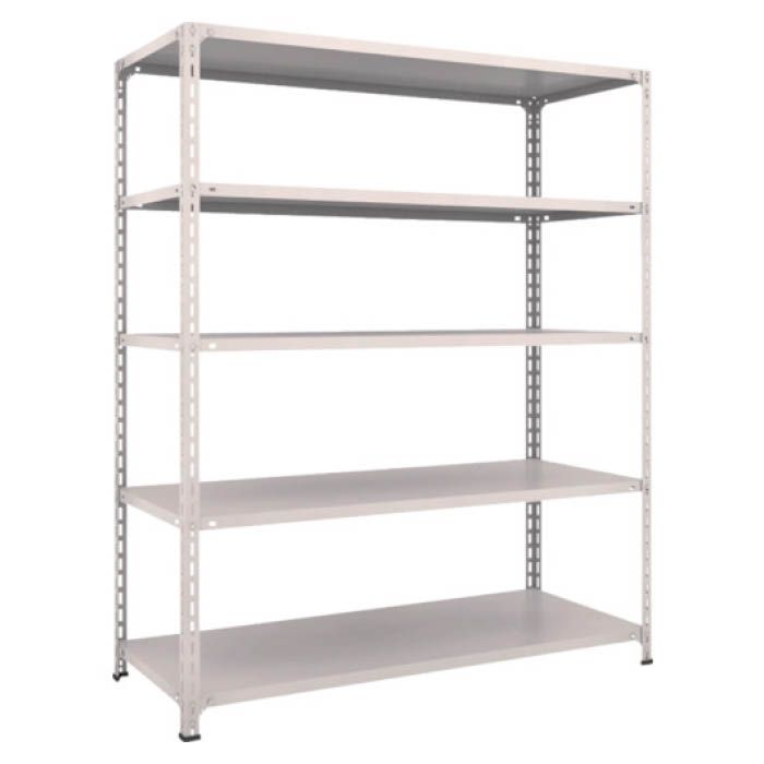 (T) 軽量棚開放型 W1500XD600XH1800 5段 ネオグレー(Tcode:5038898)