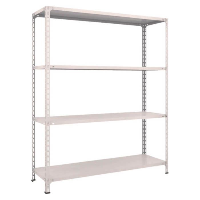 (T) 軽量棚開放型 W1500X450XH1800 4段 ネオグレー(Tcode:5038863)