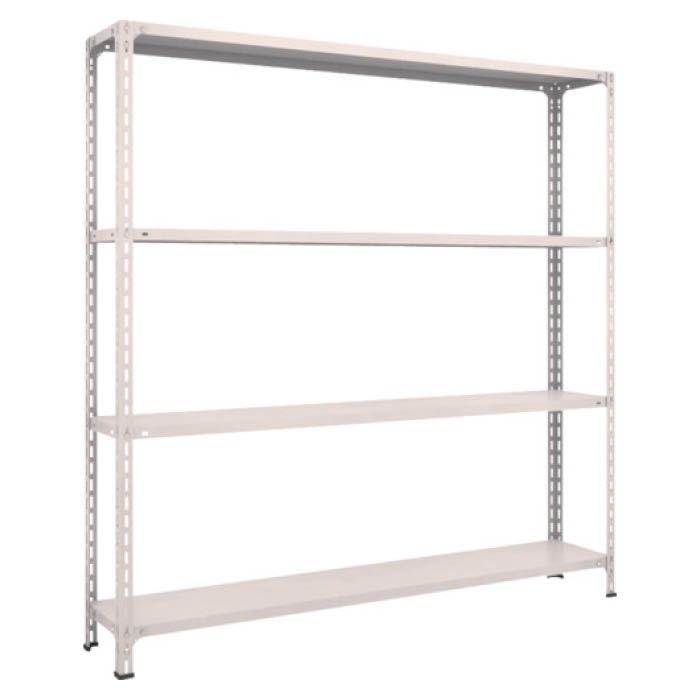 (T) 軽量棚開放型 W1800XD300XH1800 4段 ネオグレー(Tcode:5024838)